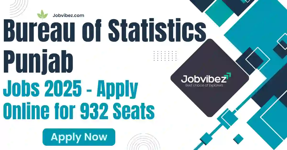 Bureau of Statistics Punjab Jobs 2025
