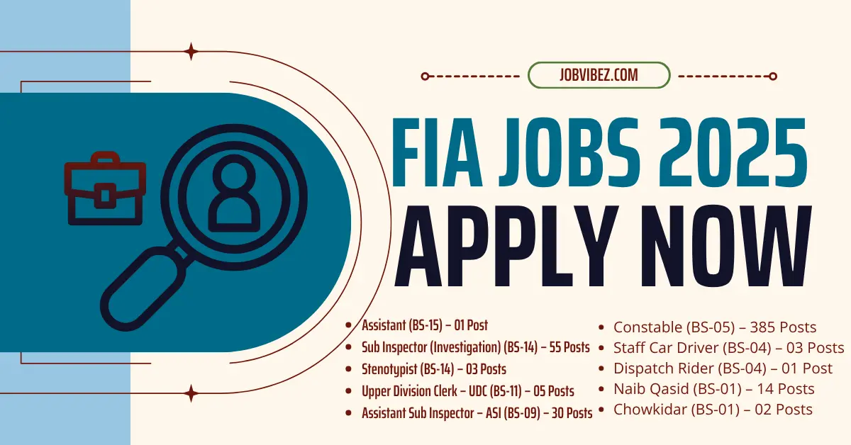 FIA Jobs 2025