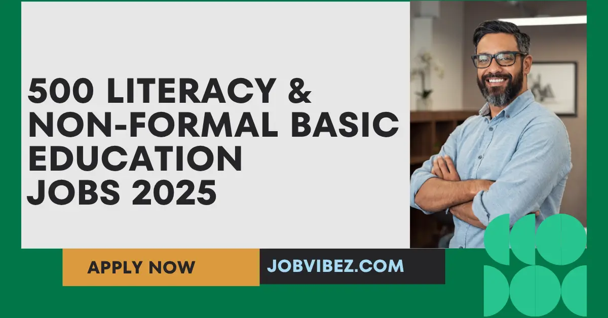 Literacy & Non-Formal Basic Education Jobs