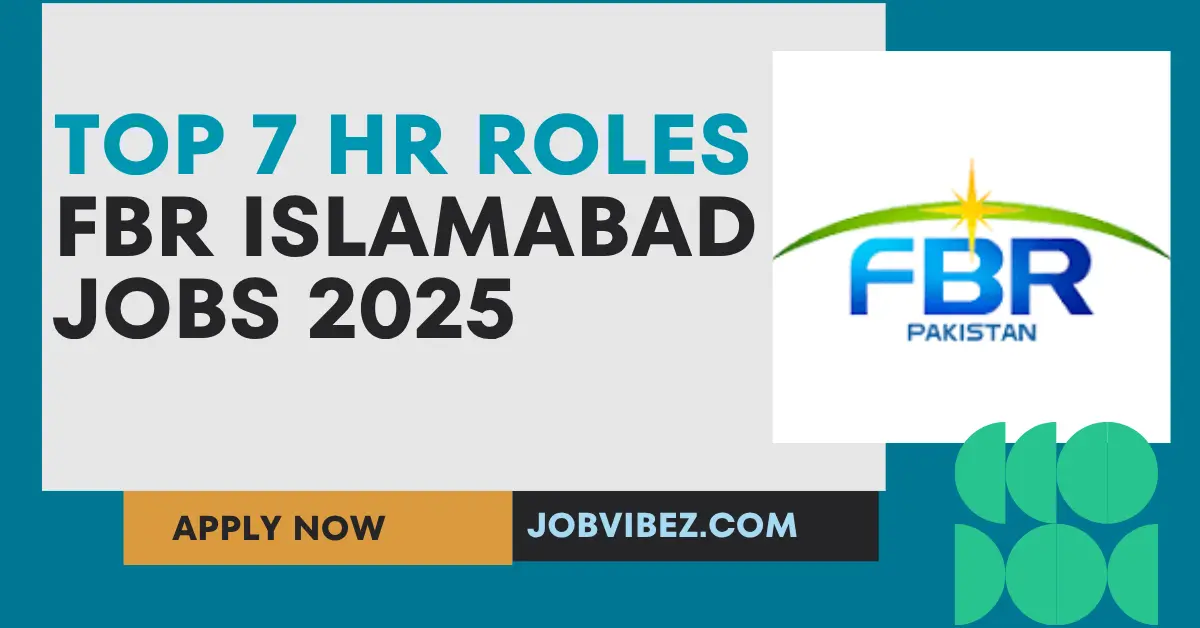 FBR Islamabad Jobs 2025